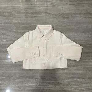 Good american cropped jacket